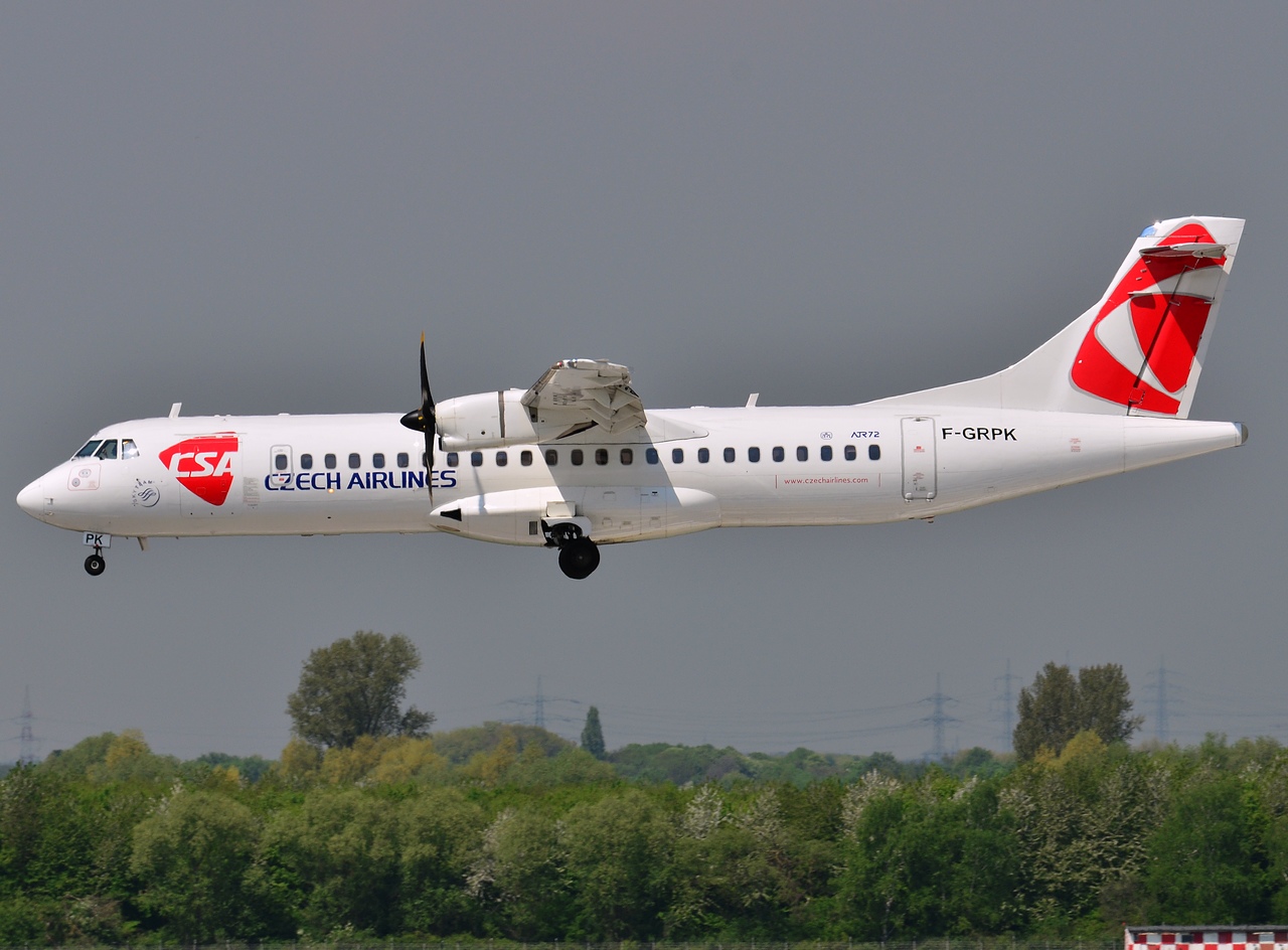 F-GRPK - ATR 72-500 (72-212A) - CSA Czech Airlines - DUS - 06-05-2013