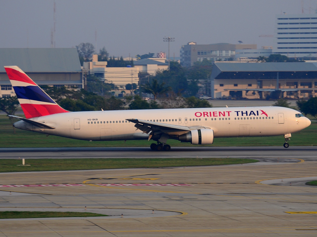 HS-BKB - 767-346 - Orient Thai Airlines - DMK - 04-02-2013