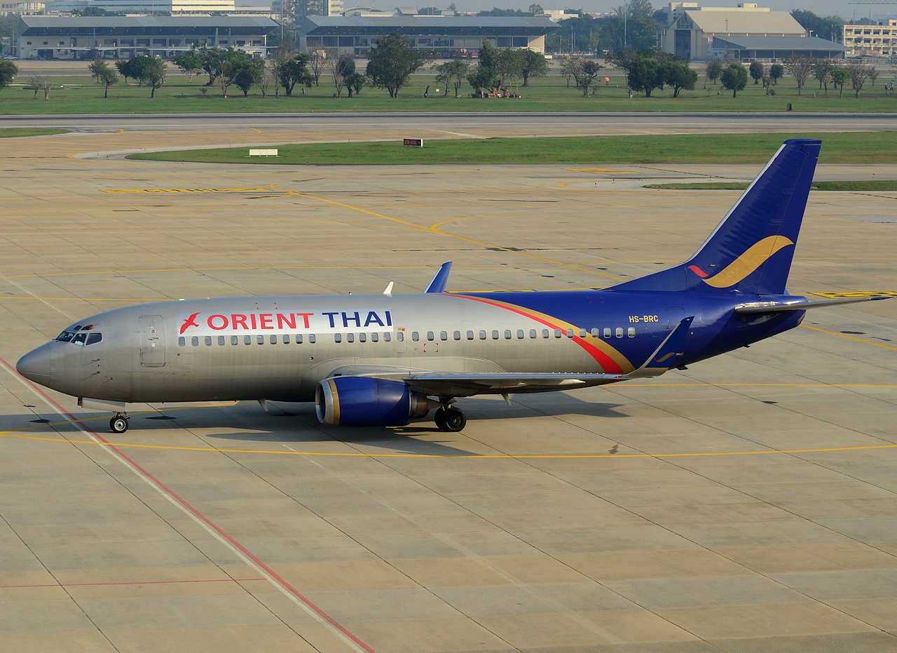 HS-BRC - 737-3T0 - Orient Thai Airlines - DMK - 04-02-2013