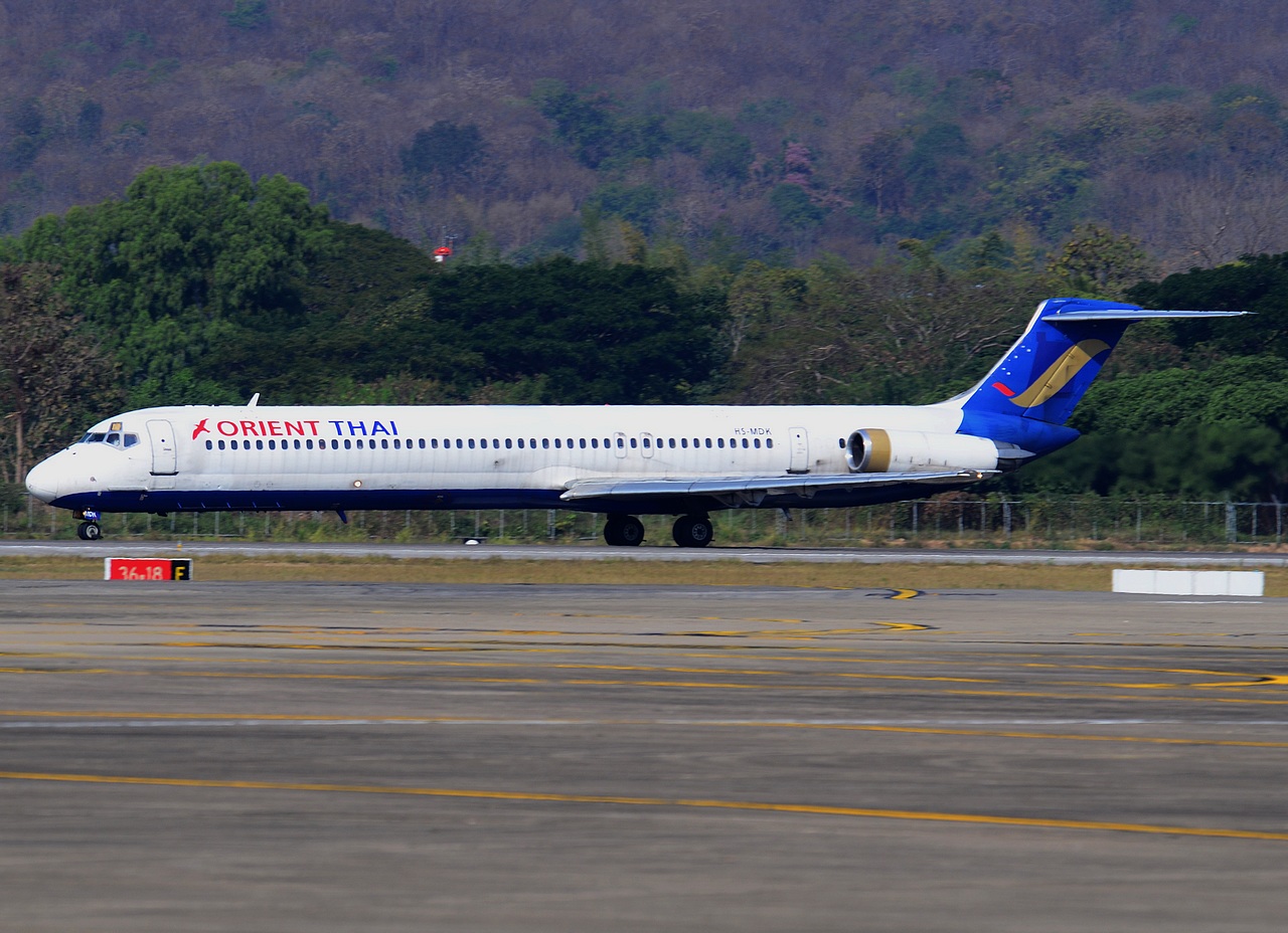 HS-MDK - MD-82 - Orient Thai Airlines - CNX - 04-02-2013