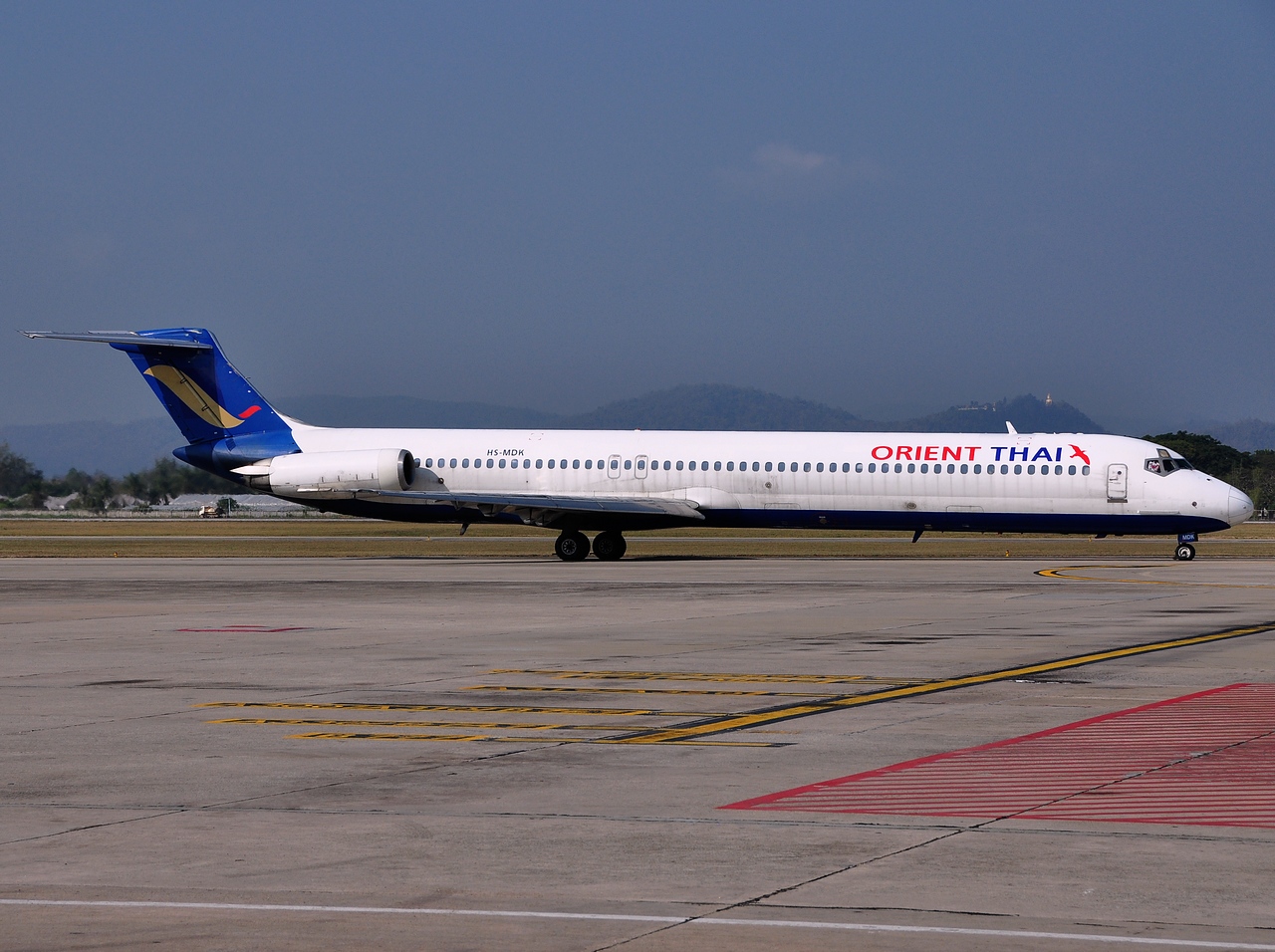 HS-MDK - MD-82 - Orient Thai Airlines - CNX - 04-02-2013b