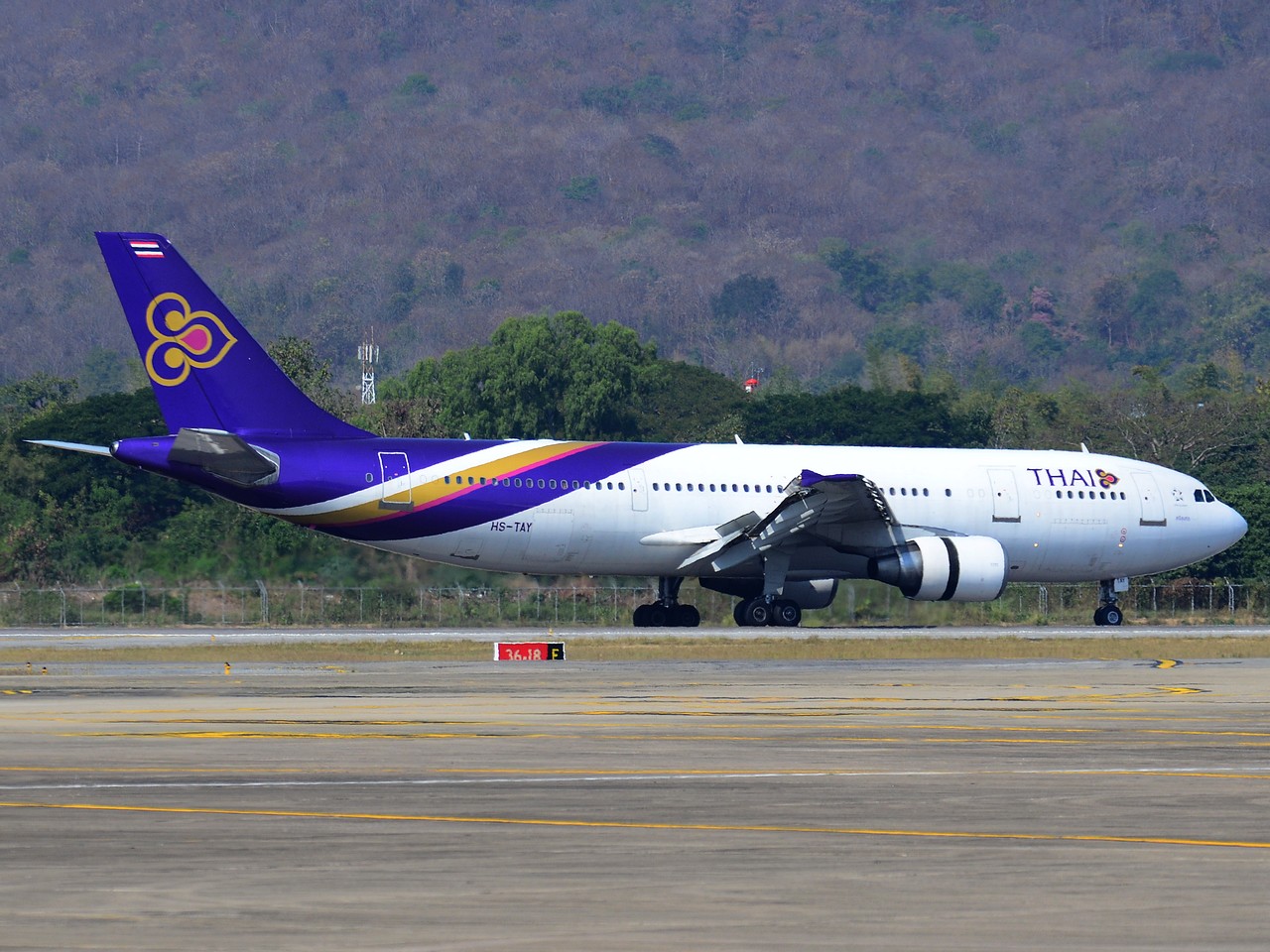 HS-TAY - A300-622R - Thai Airways International - CNX - 04-02-2013