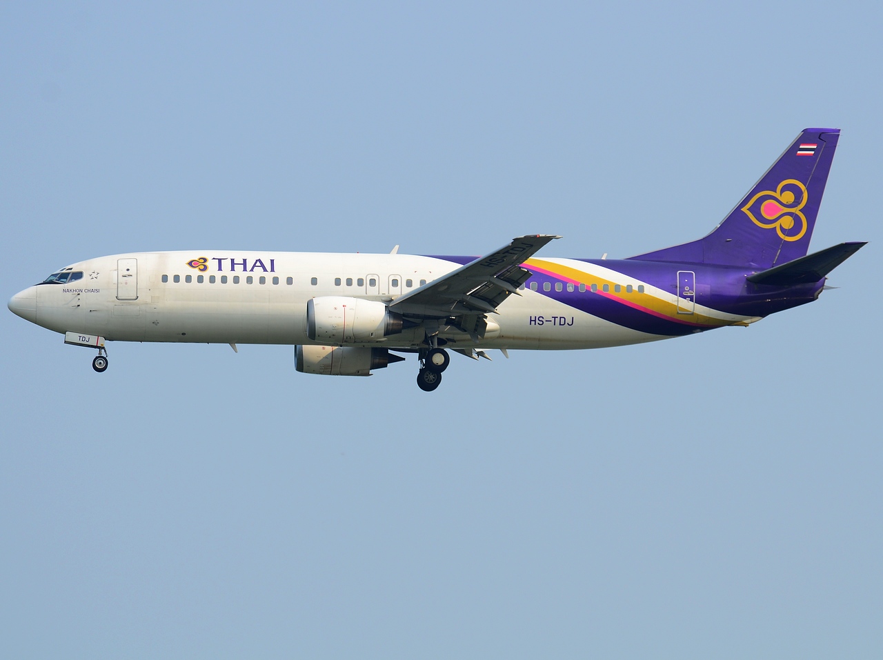 HS-TDJ - 737-4D7 - Thai Airways International - BKK - 01-02-2013