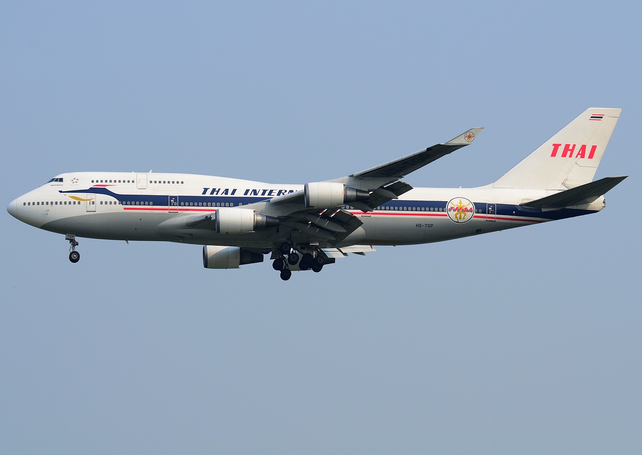 HS-TGP - 747-4D7 - Thai Airways International - BKK - 01-02-2013