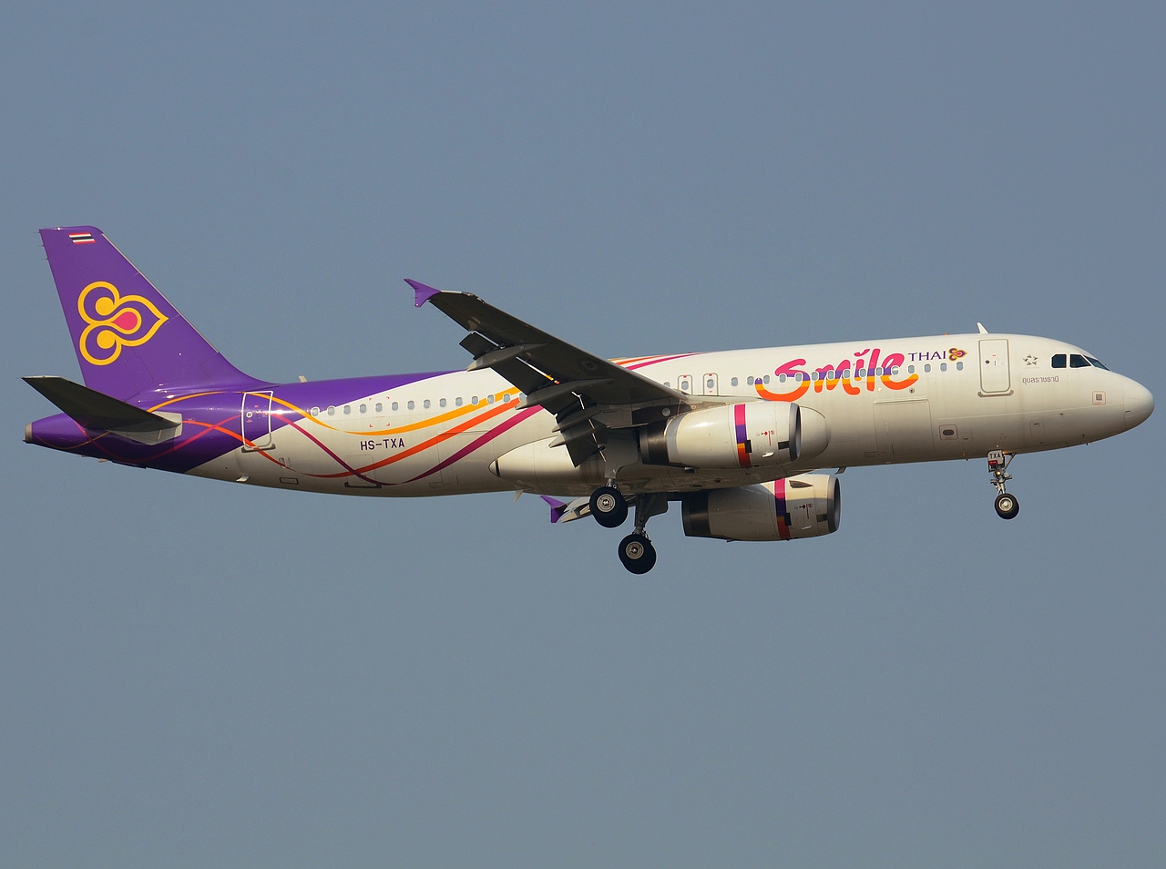 HS-TXA - A320-232 - Thai Smile - BKK - 01-02-2013