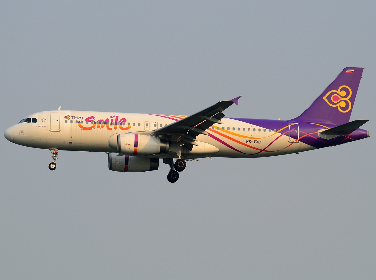HS-TXD - A320-232 - Thai Smile - BKK - 01-02-2013