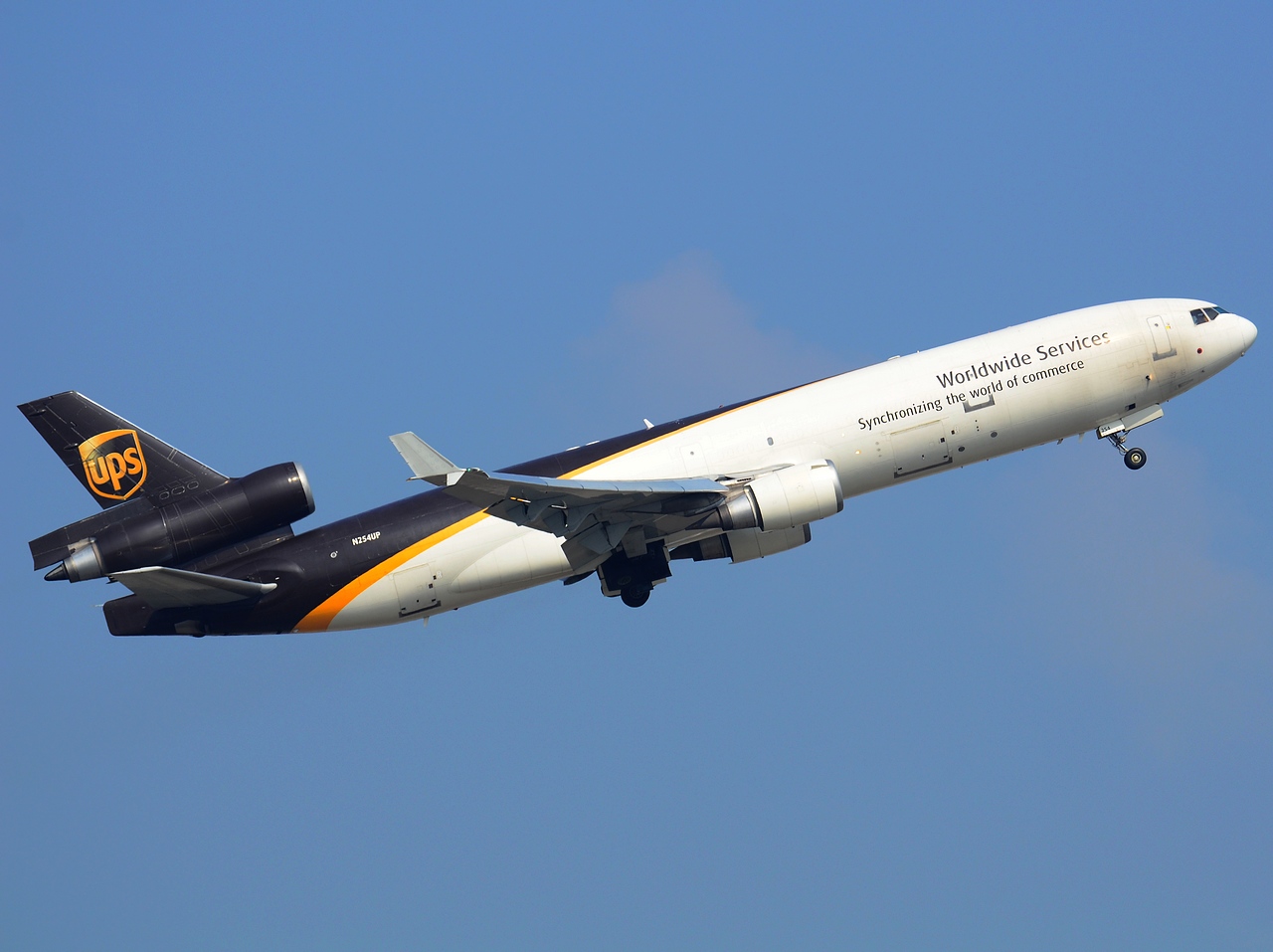 N254UP - MD-11F - United Parcel Service (UPS) - HKG - 25-01-2013