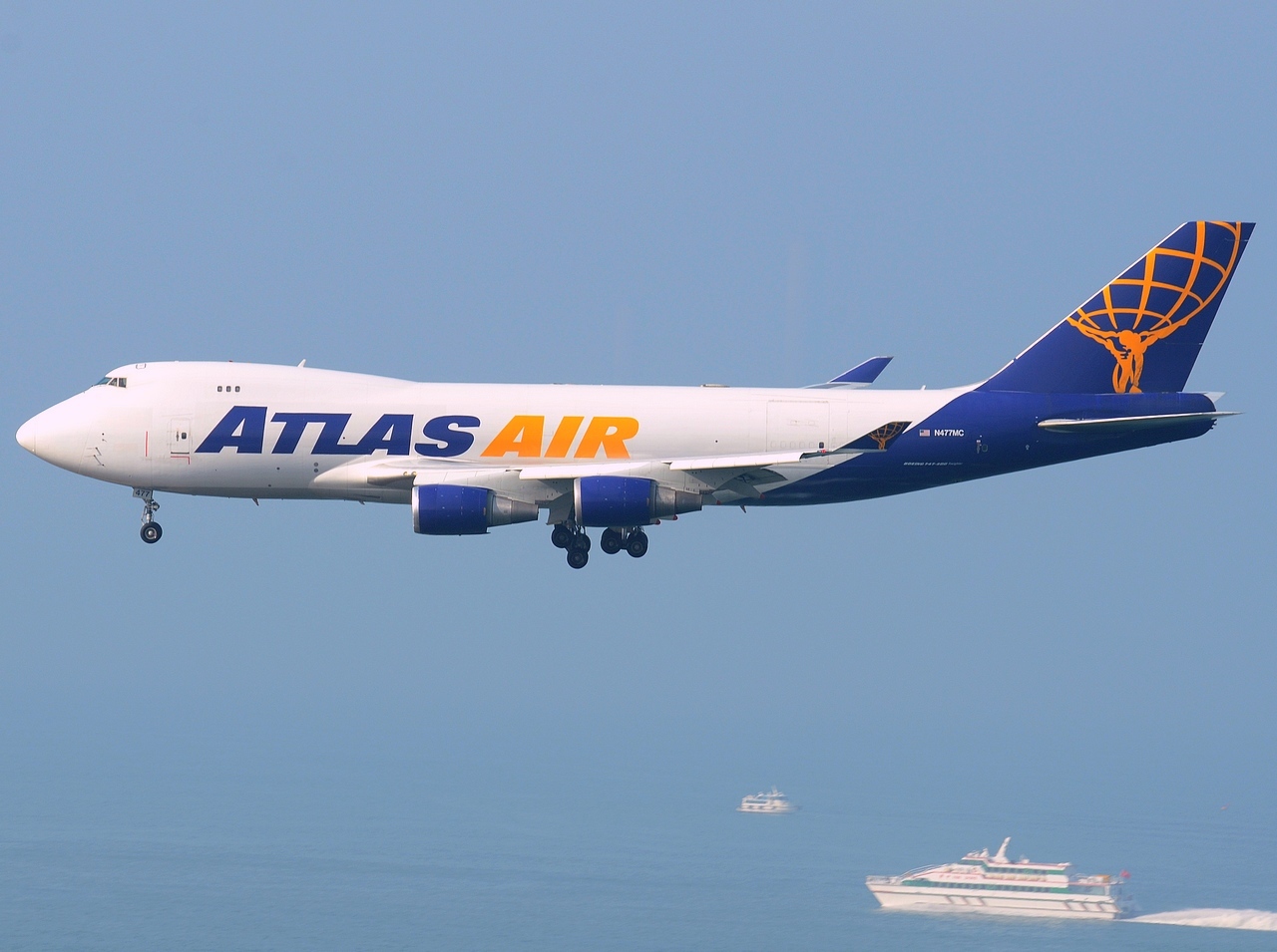 N477MC - 747-47UF - Atlas Air - HKG - 05-02-2013