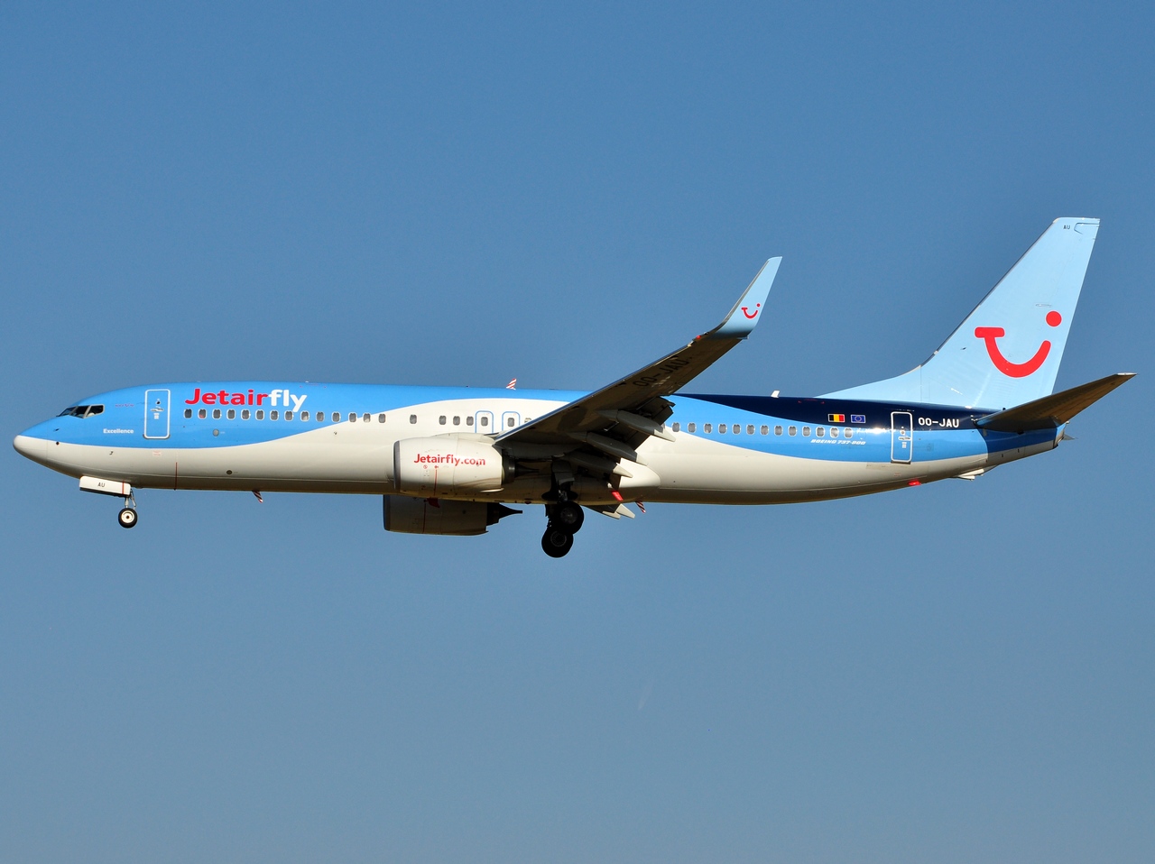 OO-JAU - 737-8K5(WL) - JetairFly - BRU - 21-07-2013