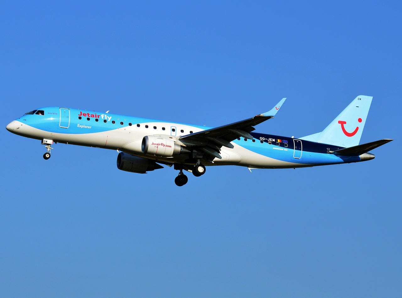 OO-JEM - ERJ-190STD (ERJ-190-100) - JetairFly - BRU - 06-07-2013