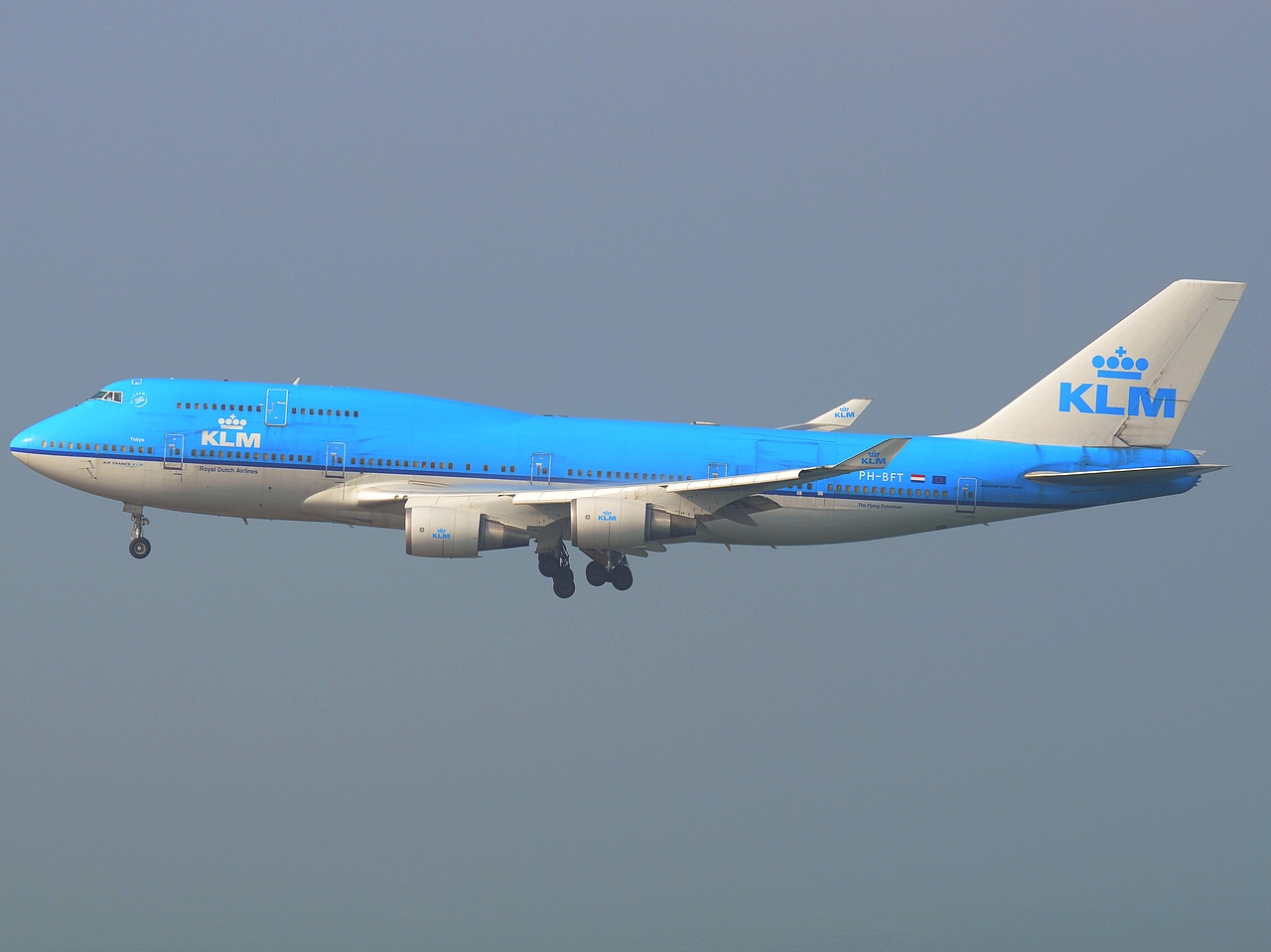 PH-BFT - 747-406M - KLM Royal Dutch Airlines - HKG - 05-02-2013