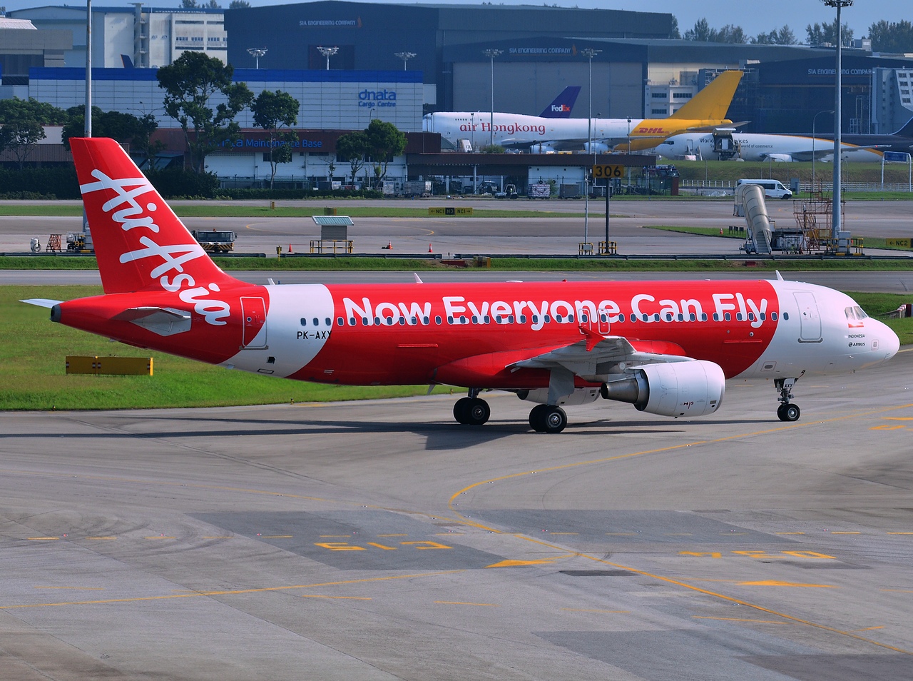 PK-AXY - A320-216 - Indonesia AirAsia - SIN - 28-01-2013