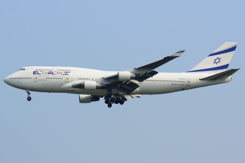 4X-ELH - 747-412 - El Al Israel Airlines - BKK - 01-02-2013