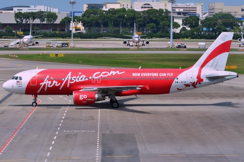 9M-AFR - A320-216 - AirAsia - SIN - 29-01-2013