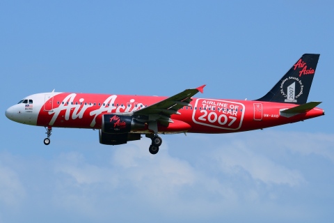 9M-AHO - A320-216 - AirAsia - SIN - 27-01-2013