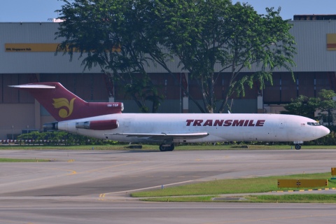 9M-TGF - 727-247 - Transmile Air Services - SIN - 29-01-2013