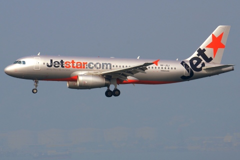 9V-JSJ - A320-232 - Jetstar Asia - HKG - 23-01-2013