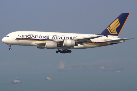 9V-SKD - A380-841 - Singapore Airlines - HKG - 23-01-2013