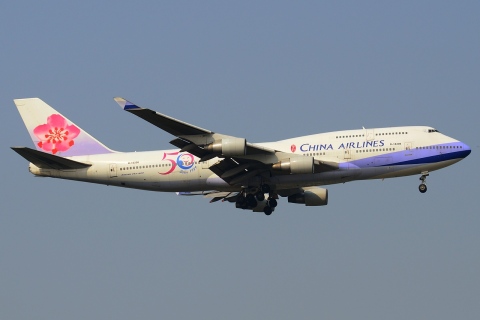 B-18206 - 747-409 - China Airlines - BKK - 01-02-2013