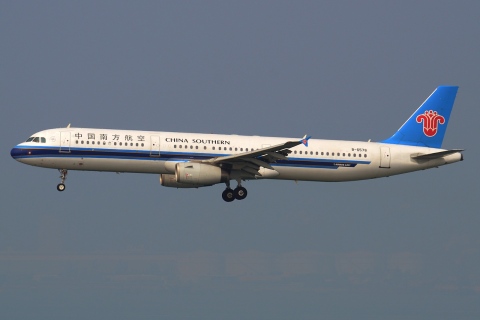 B-6578 - A321-231 - China Southern Airlines - HKG - 23-01-2013