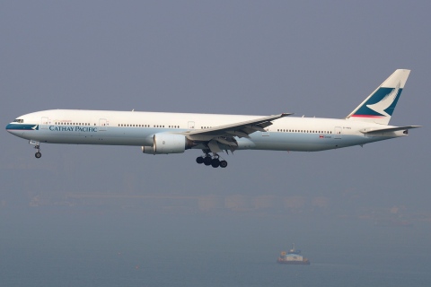 B-HNQ - 777-367 - Cathay Pacific Airways - HKG - 23-01-2013