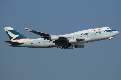 B-HUB - 747-467 - Cathay Pacific Airways - HKG - 25-01-2013