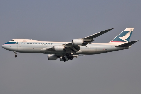 B-LJG - 747-867F - Cathay Pacific Airways - HKG - 23-01-2013
