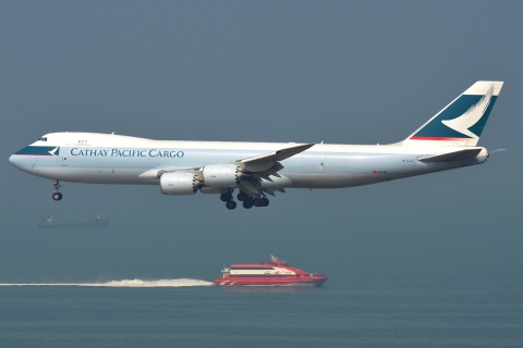 B-LJJ - 747-867F - Cathay Pacific Airways - HKG - 23-01-2013