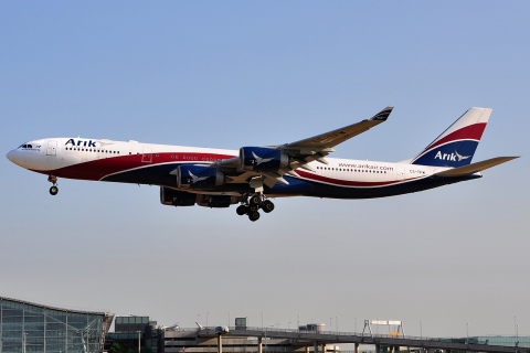 CS-TFW - A340-542 - Arik Air - LHR - 11-07-2013