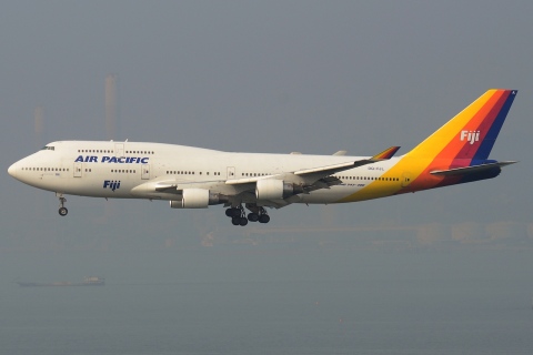 DQ-FJL - 747-412 - Air Pacific - HKG - 23-01-2013