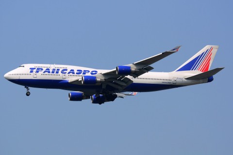 EI-XLG - 747-446 - Transaero Airlines - BKK - 02-02-2013
