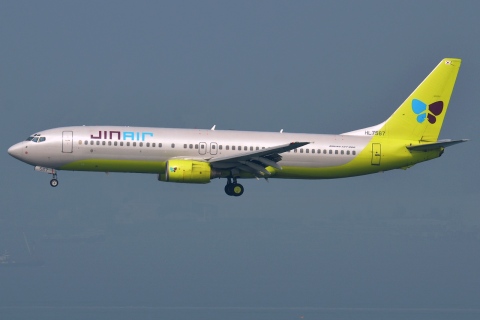 HL7567 - 737-86N - Jin Air - HKG - 23-01-2013