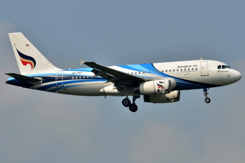 HS-PGT - A319-132 - Bangkok Airways - BKK - 31-01-2013