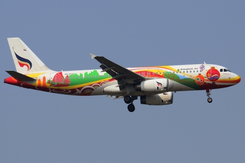 HS-PGU - A320-232 - Bangkok Airways - BKK - 01-02-2013