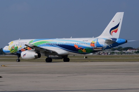 HS-PGV - A320-232 - Bangkok Airways - CNX - 04-02-2013