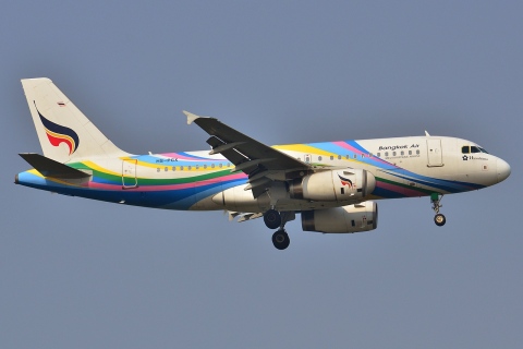 HS-PGX - A319-132 - Bangkok Airways - BKK - 01-02-2013
