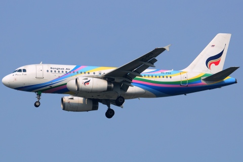 HS-PGZ - A319-132 - Bangkok Airways - BKK - 02-02-2013