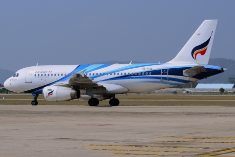 HS-PPB - A319-132 - Bangkok Airways - CNX - 04-02-2013b