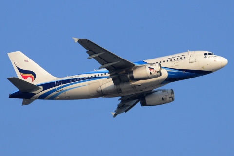 HS-PPC - A319-132 - Bangkok Airways - HKG - 25-01-2013