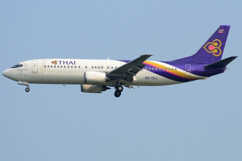 HS-TDJ - 737-4D7 - Thai Airways International - BKK - 01-02-2013