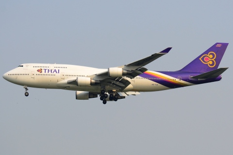 HS-TGX - 747-4D7 - Thai Airways International - BKK - 01-02-2013