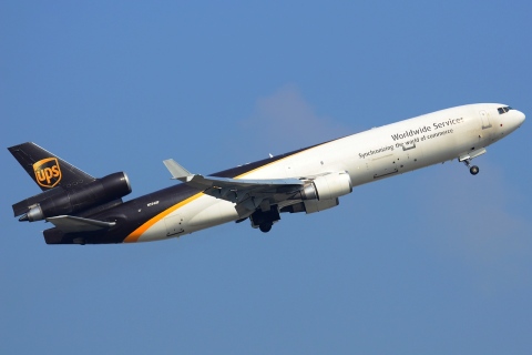 N254UP - MD-11F - United Parcel Service (UPS) - HKG - 25-01-2013