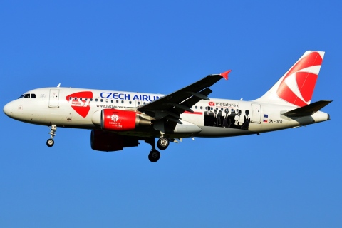 OK-OER - A319-112 - CSA Czech Airlines - BRU - 06-07-2013