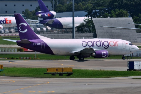 PK-BBB - 737-347 - Cardig Air - SIN - 28-01-2013