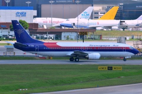 PK-CKD - 737-4Y0 - Sriwijaya Air - SIN - 28-01-2013