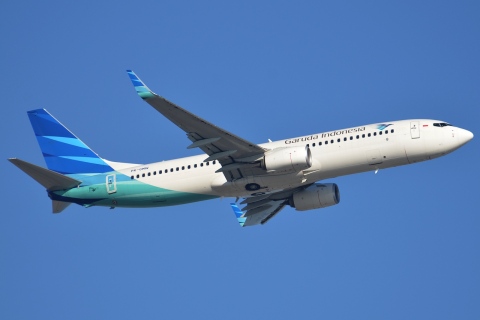PK-GMW - 737-8U3(WL) - Garuda Indonesia - HKG - 22-01-2013