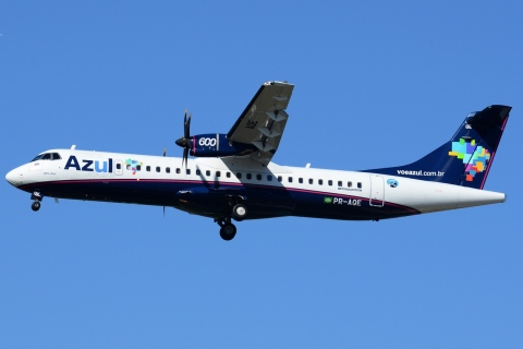 PR-AQE - ATR 72-600 (72-212A) - AZUL Linhas Aereas Brasileiras - GRU - 06-06-2013