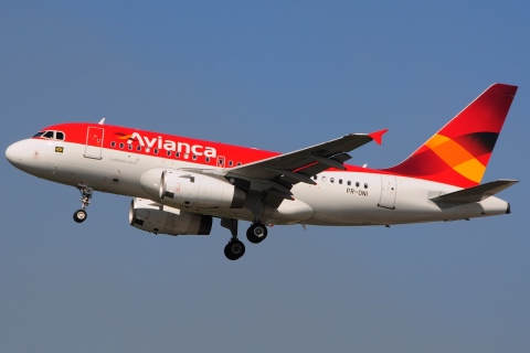 PR-ONI - A318-121 - Avianca Brasil - GRU - 07-06-2013