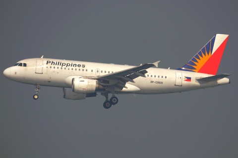 RP-C8601 - A319-112 - Philippine Airlines - HKG - 22-01-2013