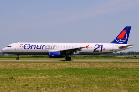 TC-ONJ - A321-111 - Onur Air - AMS - 07-07-2013
